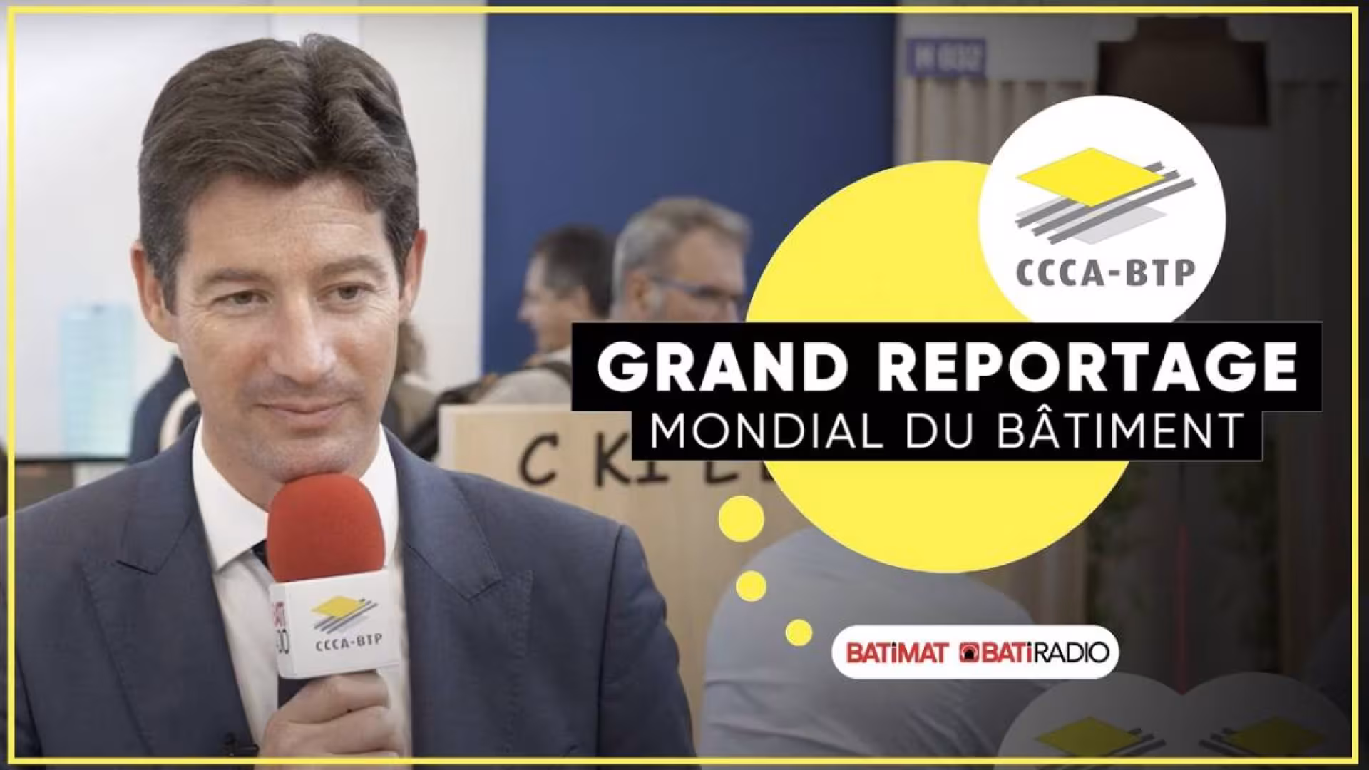 CCCA-BTP à BATIMAT 2022 : Interview de Christophe Possémé, président du CCCA-BTP
