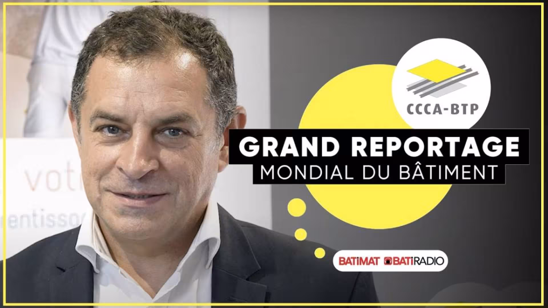 CCCA-BTP à BATIMAT 2022. Interview de Lionel Correia, démonstrateur du BTP CFA d'Ocquerre