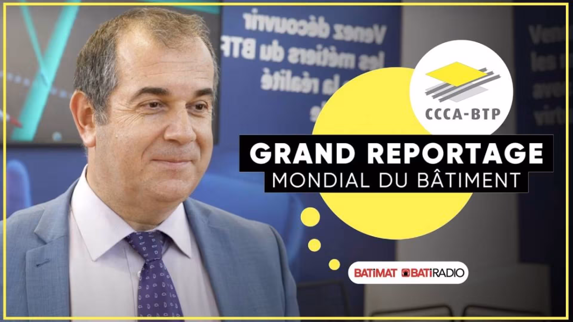 CCCA-BTP à BATIMAT 2022 - Jacques Olivier Henon, directeur des politiques de formation à la  DPFIP