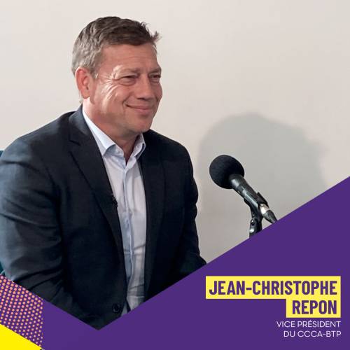 Jean-Christophe Repon, vice-président, CCCA-BTP